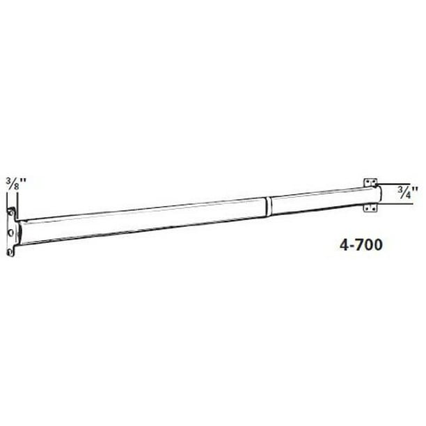 Rod Desyne 28 In 48 In Lockseam Double Curtain Rod Kls2028 D The Home Depot