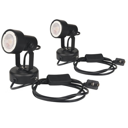 

Surface mounted LED Spotlights - CRI90 Warm White Plug-in Dimmable and Easy to Install (2 Pack)