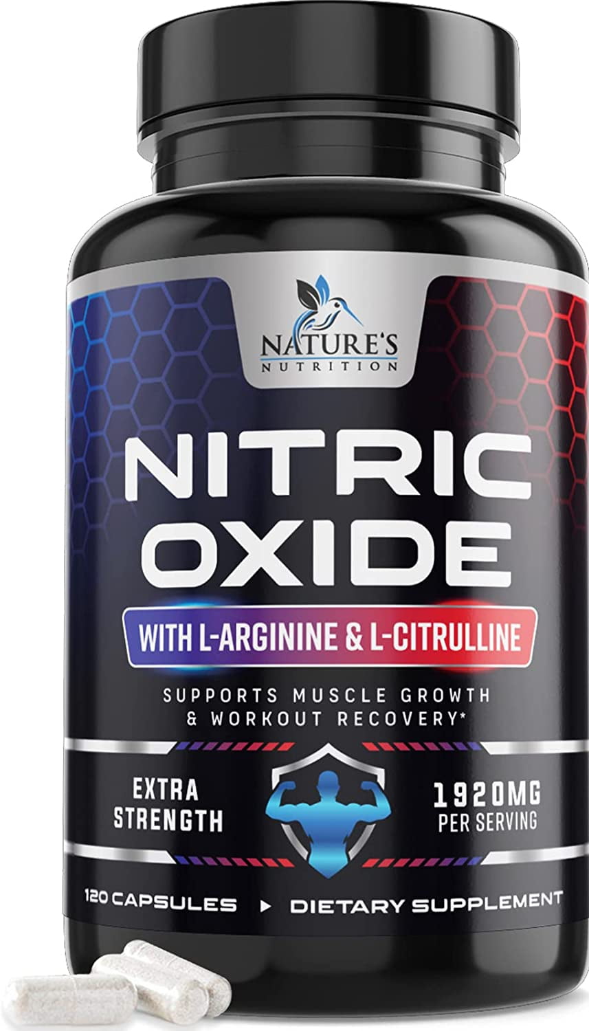 Nitric Oxide Booster Supplement for Men with LCitrulline and Beta