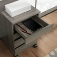 thumbnail image 3 of Holly 4-Drawer Mobile Storage Cart in Engineered Wood Farm Oak Finish, 3 of 10