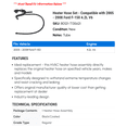 thumbnail image 2 of Heater Hose Set - Compatible with 2005 - 2008 Ford F-150 4.2L V6 2006 2007, 2 of 2