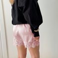 thumbnail image 5 of Ashirexll Plus Size Underwear for Women, Ladies Underwear Panties, Fashion Casual Lace Satin Shorts Elastic Waist Sleepwear Pants, 5 of 5
