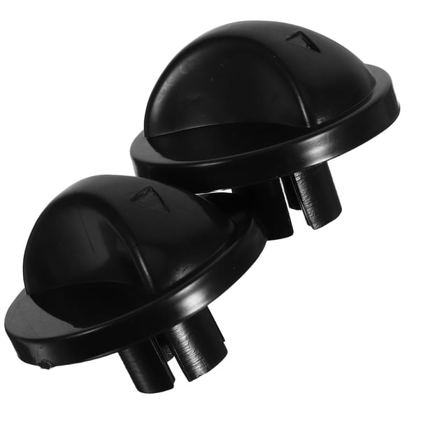 YOSADIER 2Ud Perillas De Temporizador Para Ventilador Eléctrico Accesorios De Control Universal En Negro