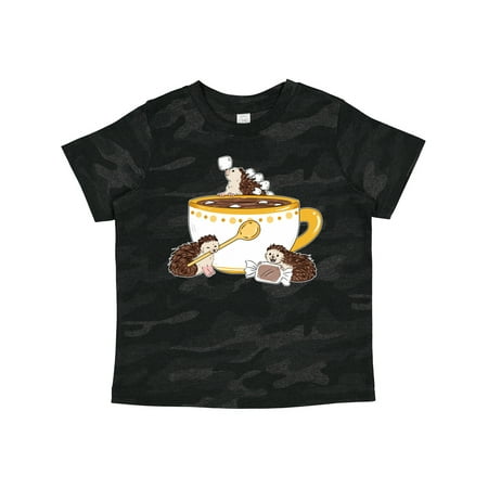 

Inktastic Cute Hot Chocolate Hedgehogs Gift Toddler Boy or Toddler Girl T-Shirt