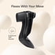 thumbnail image 5 of Zapatos de Tacón Cuadrado Grueso para Mujer DREAM PAIRS Negro Talla 8, 5 of 8
