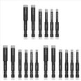thumbnail image 1 of Juego de 18 Brocas de Diamante Seco Negro para Granito CeráMica MáRmol Azulejo Piedra Vidrio Materiales Duros, 5/6/8/10/12Mm, 1 of 5