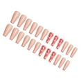 thumbnail image 2 of Seitruly Uñas postizas de ataúd, estilo francés clásico, uñas a presión, cubierta completa, punta de uñas, pegatinas de manicura de viscosidad Arte de uñas tipo 9 Seitruly CE012296-09B, 2 of 6