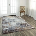 thumbnail image 2 of Alora Decor Elect 5'2" x 7'9" Lt. Gray/Blue/Brown Power-Loomed/Hybrid Area Rug, 2 of 4