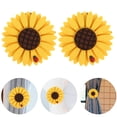 thumbnail image 3 of 2pcs girasol estilo clip de la cortina de la cortina de la correa de la hebilla de la cortina (amarillo), 3 of 5