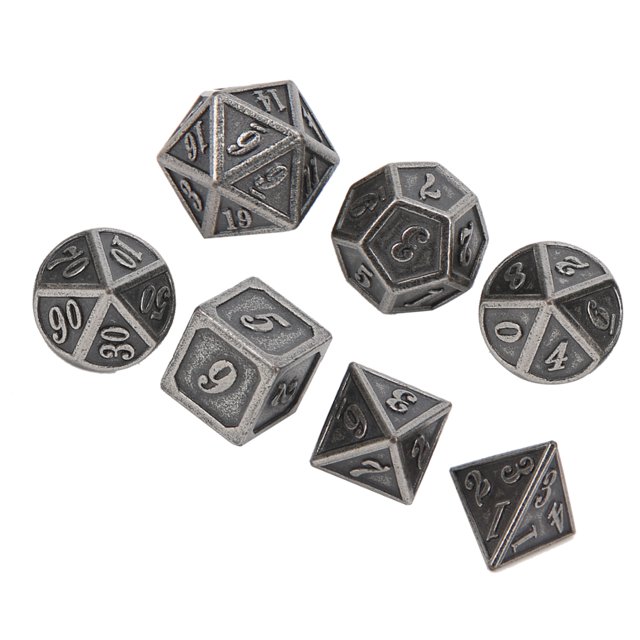 Juego de Dados Poliédricos de 7 Piezas / Juego Juego de Dados Poliédricos para Juegos de Rol Dados de Juego de Mesa con Números Exquisitos Dados para Juegos de Rol Dragones ANGGREK Otros