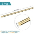 thumbnail image 2 of Unique Bargains 5mm Diameter 200mm Length Brass Solid Round Rod for DIY Craft 2 packs, 2 of 4
