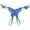 Blue, variant on Panties for Women,Embroidered Hollow Low Waist Underwear Open Cut Thong with Pearl Massage Detail,Womens Underwear,Red,One Size