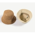 thumbnail image 6 of CoCopeaunts Straw Bucket Hat for Women Summer Sun Protection Braided Fisherman Hat Wide Brim Foldable Roll up Floppy Bucket Cap, 6 of 8