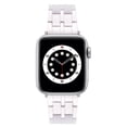 thumbnail image 3 of Adecuado para Apple iWatch 7 correa de resina de cinco cuentas Apple Watch 654321SE pulsera floral glaciar, 3 of 5