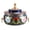 Blue, variant on Copper Hot Pot Charcoal Chinese Soup Cooker Outdoor Hot Pot with Lid Split Design Easy to Clean Copper Soup Cookware for Kitchen Catering Parties Hotels Dining