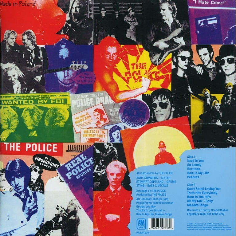 THE POLICE Outlandos d'Amour サイン入り THE POLICE Outlandos d