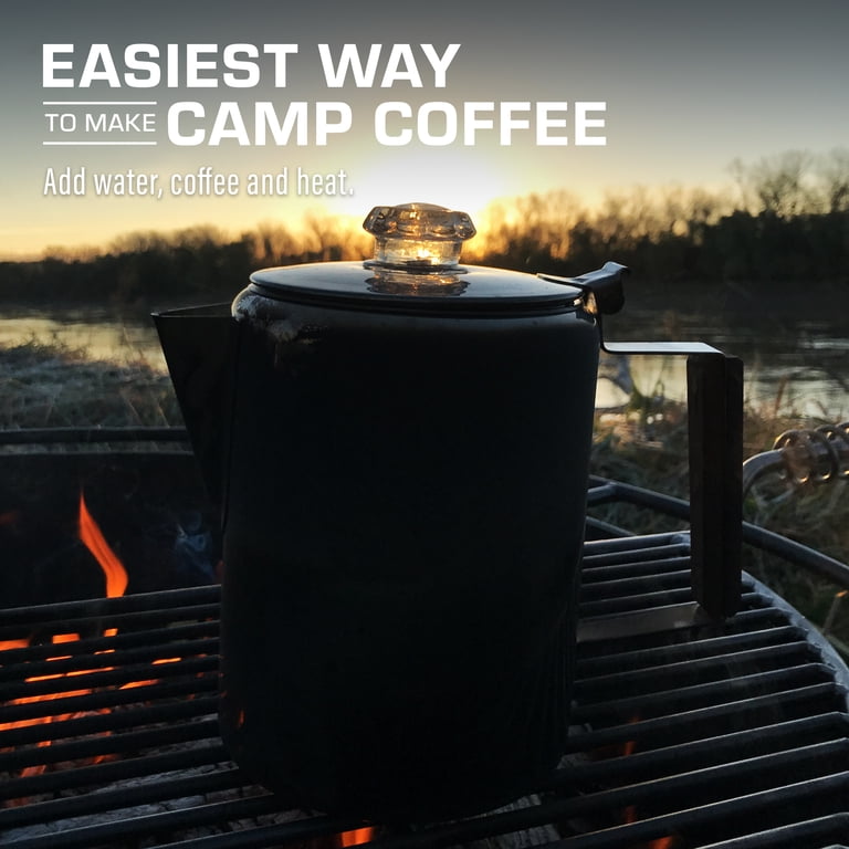 Coletti Bozeman Coffee Percolator, Stainless Steel Camping Coffee