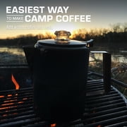 COLETTI Bozeman Coffee Percolator - Camping Coffee Pot – Percolator Coffee Pot for Campfire or Stove Top Coffee Making – 9 CUP