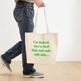 thumbnail image 4 of CafePress - I'm Retired Tote Bag - Unisex Canvas Tote Bag, Beige, 1-Piece, 4 of 7