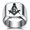 Silver, variant on Titanium Stainless Steel Ring For Men Freemason Style Simple Fashion Band European American Design Silver Tone
