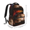 thumbnail image 2 of Fotbe Animal Cat Mochila Casual con Estampado para Escuela, Viajes y Actividades al Aire Libre - Duradera, Ligera y Cómoda, 2 of 5