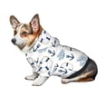 thumbnail image 7 of Fotbe Sea Vacations Print Small Dog Sweater Hoodies Pet Grey Hooded Soft Fleece Sweatshirts with Pocket Fall Winter Puppy Cat Sweaters Warm Clothes-X-Small, 7 of 7