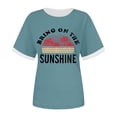 thumbnail image 3 of Xuewenshw T-Shirt à Col Rond Imprimé Élégant pour Femmes, 3 of 3