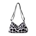 thumbnail image 2 of Bolsa Bolso de hombro con estampado de animales, bolsos de mensajero de felpa con cilindro para mujer (estilo 3) Tmvgtek Para estrenar, 2 of 9