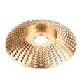 thumbnail image 2 of Luxtrada Carbide Grinding Wheel Disc Carbide Wood Sanding Carving Shaping Disc For Angle Grinder Grinding Wheel Gold-85mm, 2 of 6