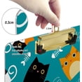 thumbnail image 4 of FMSHPON Cat Fish Clipboard Hardboard Wood Nursing Clip Board and Pull for Standard A4 Letter 13x9 inches, 4 of 8