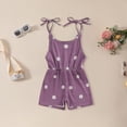 thumbnail image 2 of UAYOTSE Toddler Girl Romper Summer Clothes Floral Straps Rompers Jumpsuits Baby Girl Clothes Outfits,Sizes 6-12 Months, 2 of 6