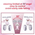 thumbnail image 6 of Ayeku, Mini Balance Bike for 12-30 Months Toddlers 6 Inch EVA Wheels, Adjustable Seat, Pink, 6 of 9