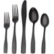 thumbnail image 1 of Matte black silverware set, satin stainless steel cutlery set, 5-piece cutlery cutlery set,dishwasher safe, 1 of 3