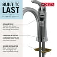thumbnail image 3 of Delta 15849Lf Brass Chrome Bathroom Faucet, 3 of 7