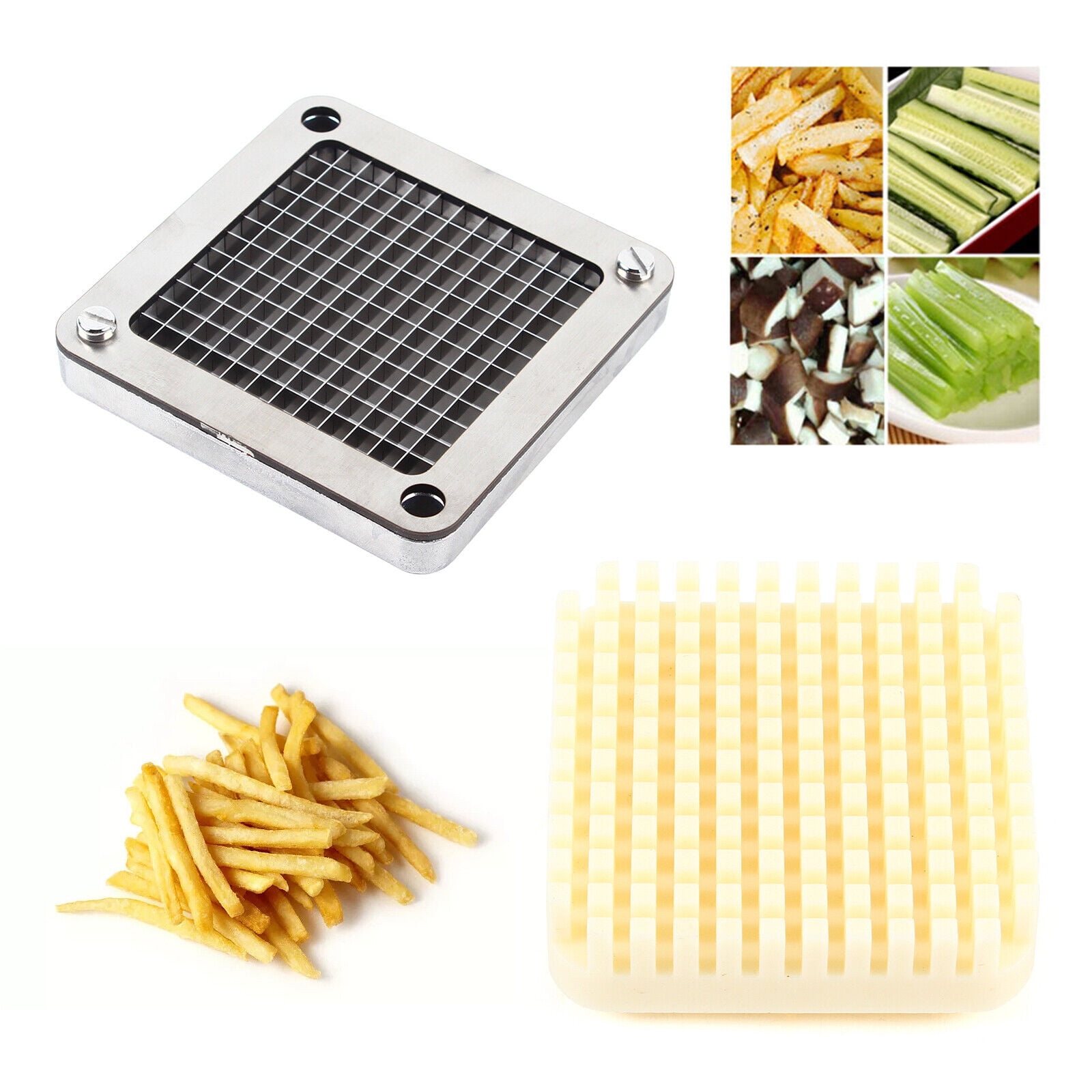 1/4'' Kitchen Cutter Blade Frame Assembly Potato Slitter Fruit