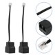 thumbnail image 1 of unbranded 5Ud Adaptador Negro Para Teléfono Fijo Con Conector 2 Vías Compatible Con Sistemas Domésticos, 1 of 8