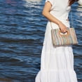 thumbnail image 5 of Bolso de mano de paja Kseymeir con asa superior para mujer, colorido, 5 of 5