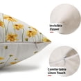 thumbnail image 2 of Spring Summer Floral Lumbar Pillow Covers 12X20 Inch Set of 2 Coreopsis Daisy Yellow Flowers Bee Decorative Pillow Cases Farmhouse Seasonal Cushion Case Home Decor for Sofa Couch Bed Outdoor, 2 of 6