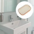 thumbnail image 2 of Unique Bargains 1 Pc Soap Dish Double Layer Drain Soap Holder for Bathroom Orange, 2 of 6