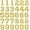 Gold, variant on 30 Pieces Iron on Numbers Patches, Numbers 0-9 Applique for Clothes, Decorative Repair Patches Sew on Embroidered Applique Patches for Hat, Socks, Jeans, DIY Accessories(1.25 Inches,Gold)