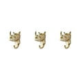 thumbnail image 4 of Maytalsory Animal Head Key Hook Sturdy And Durable Construction Adding Touch Of Whimsy Gold (rhino) 3Set, 4 of 6