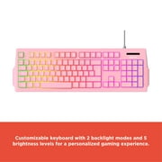 RadioShack Mistic RGB Gaming Combo – Keyboard (105 Keys), Backlit Mouse (6400 DPI), Headphones with Microphone