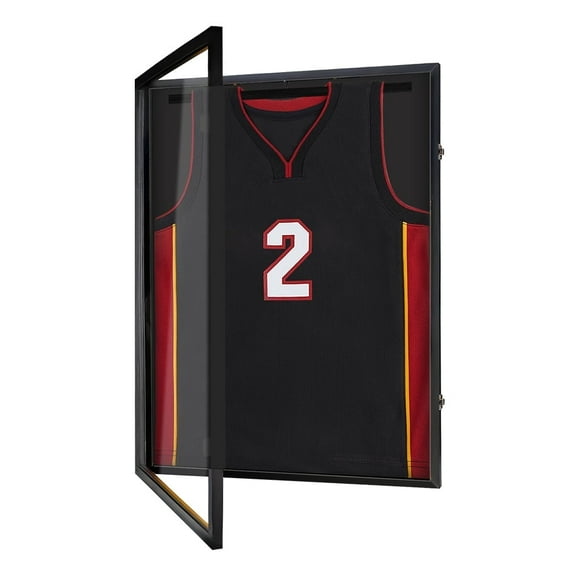 Large Jersey Display Frame Case， Wall-Mounted  Wooden  Jersey  Frames Shadow Box ，Multi-Sport For Baseball Basketball Football Soccer Hockey Sport Shirt Display  Case Frame，Home Decor photo frame
