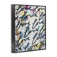 thumbnail image 4 of Stupell Industries Love Words Pattern Typography Painting Black Framed Art Print Wall Art, 11 x 14, 4 of 10