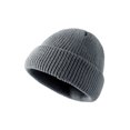thumbnail image 1 of Minnieouse Gorro de punto elástico grueso invierno cálido deportes al aire libre senderismo viajes nieve esquí gorra accesorios casuales para mujer Sombreros Gris azulado Minnieouse AP013203-14, 1 of 6