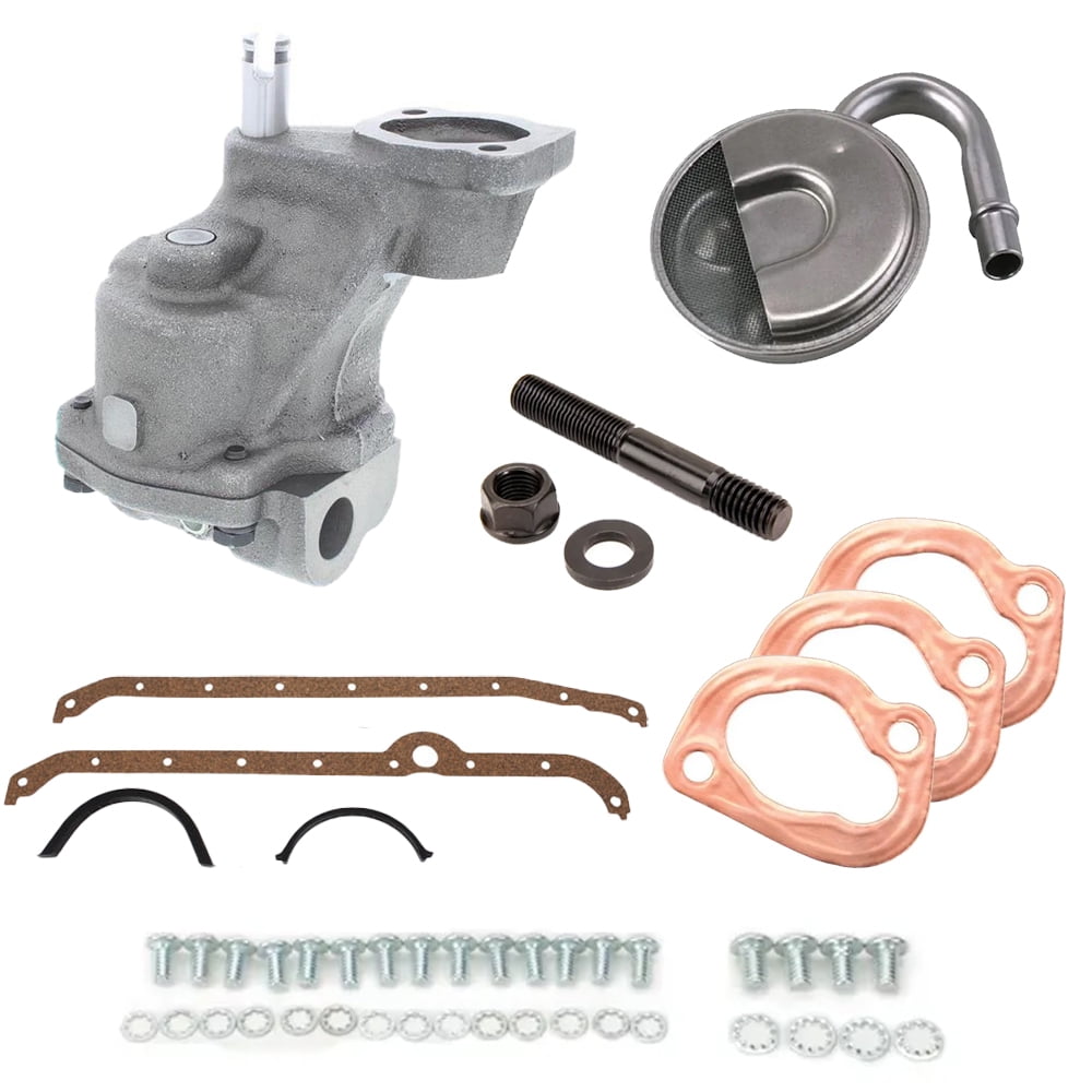 SBC Oil Pump Kit High Volume Oil Pump w/ RH Dipstick Pan Gasket