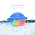 thumbnail image 4 of Bluescape Floating Bluetooth Speaker – IPX7 Waterproof, LED Light Show, FM Radio, 6-Hr Playtime, True Wireless Stereo, for Hot Tubs, Pools & Beach, 4 of 7