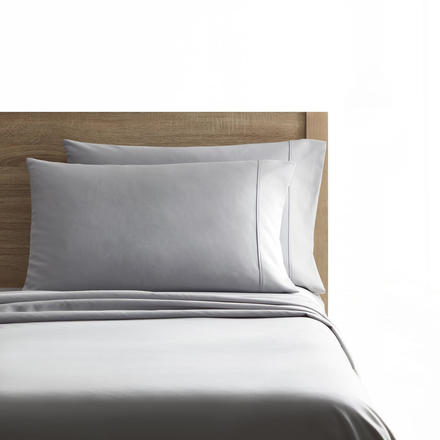 Serta So Soft Light Gray Pillowcases, Standard/Queen (2 Count)