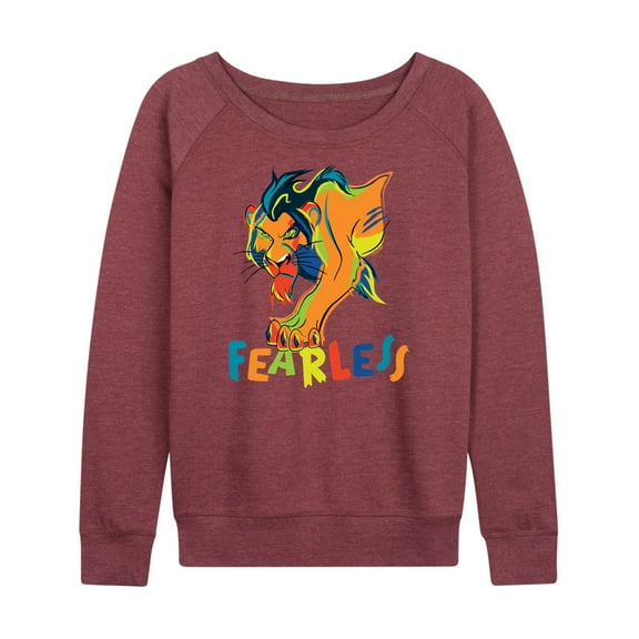 The Lion King - Scar - Fearless - Women's Lightweight French Terry Long Sleeve Shirt