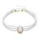 thumbnail image 3 of 5x Collar De Perlas Simuladas De 3 Hileras Bien Pulidas, Exquisitas Y Hermosas, 3 of 8
